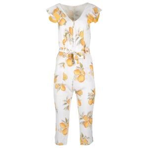 For Love & Lemons Limonada Jumpsuit Lemon Print